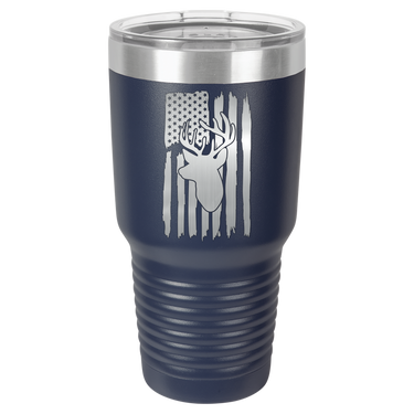 US Flag Design Tumbler